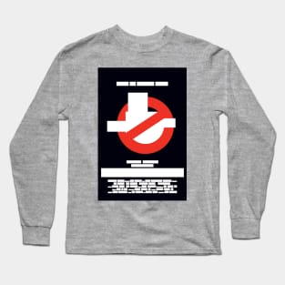 Ghostbuster Simple Long Sleeve T-Shirt